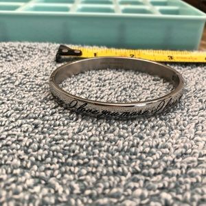 “I love you more” bracelet